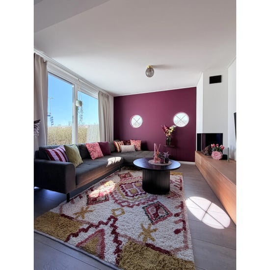 NOVÉE Heritage bloom roze | 45 x 45 cm | kussenhoes | katoen/linnen - Image 2
