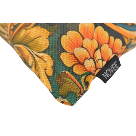 NOVÉE Heritage bloom groen | 45 x 45 cm | kussenhoes | katoen/linnen - Image 2