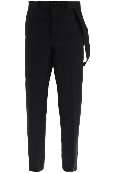 Zwarte Katoenen Wijde Pantalon - Image 2