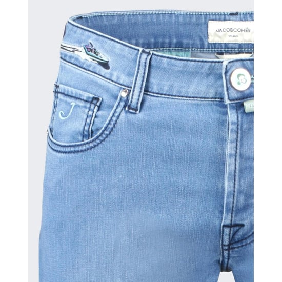 Jacob Cohën Heren bermuda 5 pkt slim fit lou - Image 3