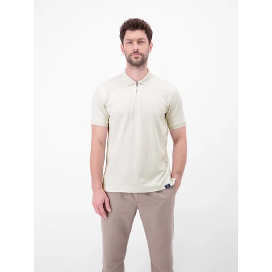 Lerros Heren polo 2633219 116 cloudy white - Image 3