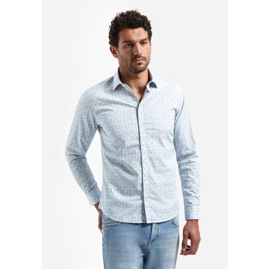 No Excess Heren overhemd 31450238 030 blue - Image 5