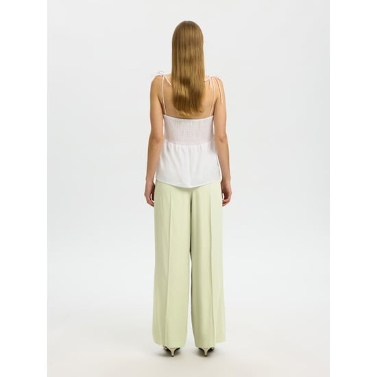Selected Femme slfextra wide ellie hw pant 16100515 lint - Image 3