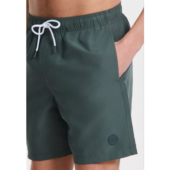 Shiwi 1525107100 mike solid 7036 green smokey swim short - Image 1