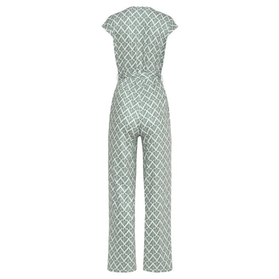 Smashed Lemon 24033 wikkelstijl jumpsuit met ornament print | - Image 2