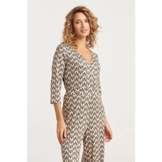 Smashed Lemon 25061 e jumpsuit met schelpenprint | - Image 3