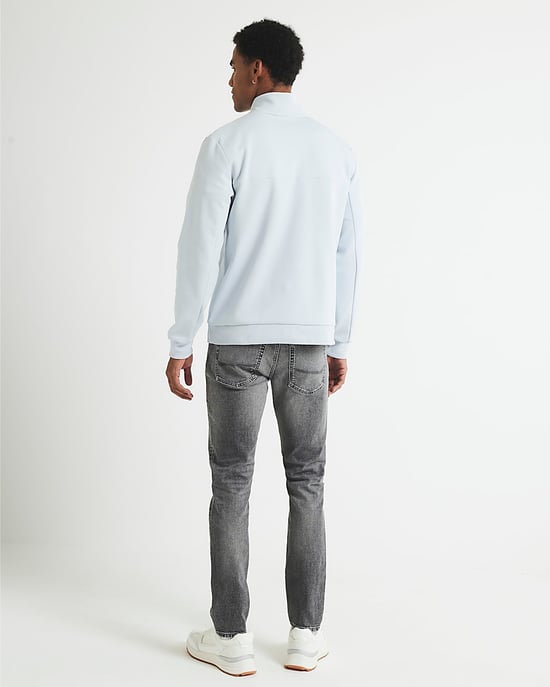 River Island Mens Skinny Jeans Grey Fit Denim - Image 3