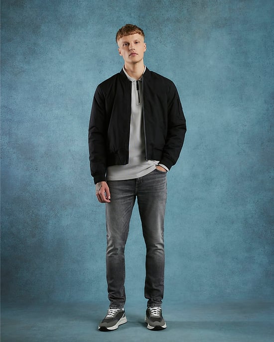 River Island Mens Skinny Jeans Grey Fit Denim - Image 5