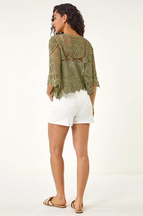 Floral Crochet Top - Image 3