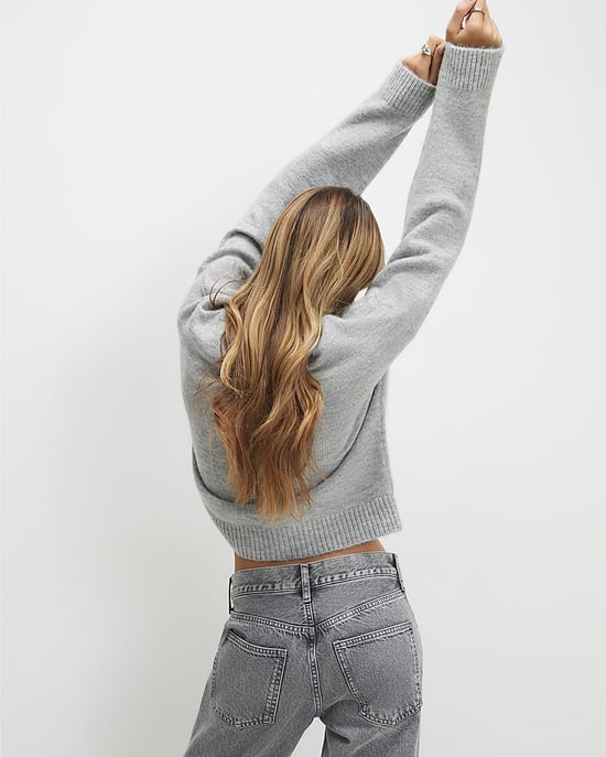 River Island Womens Jumper Grey Swan Crew Neck - Image 4