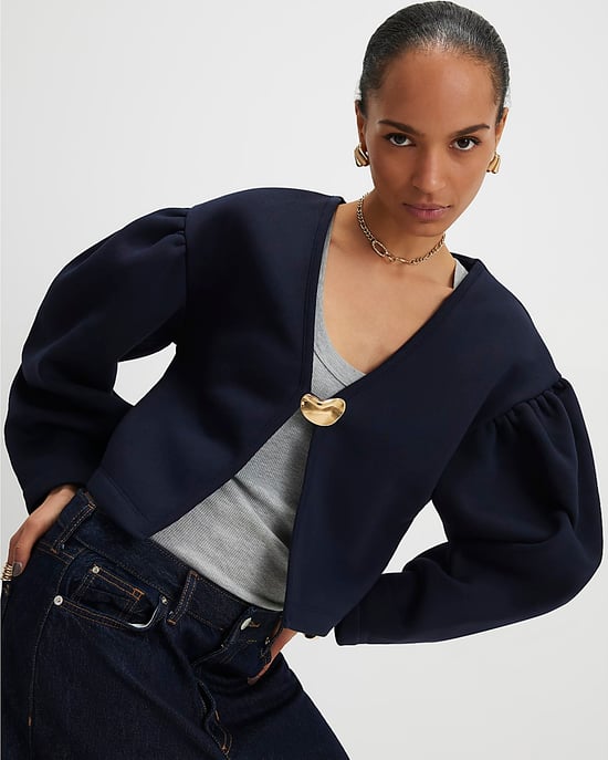 River Island Womens Cardigan Navy Long Sleeve Button Detail - Image 2