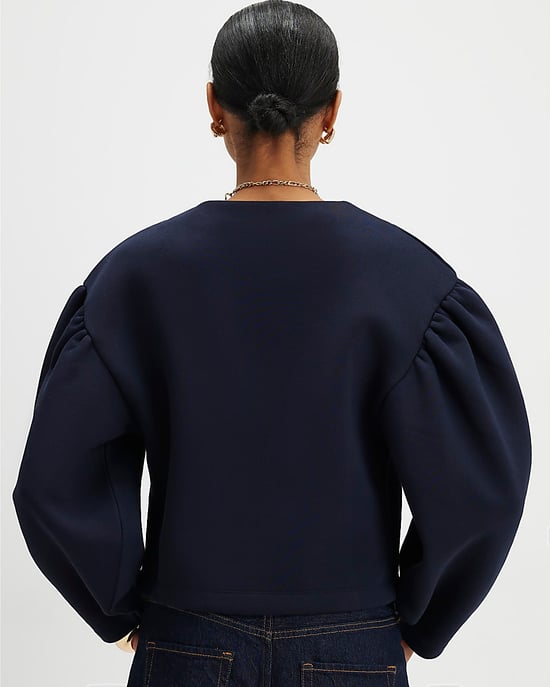 River Island Womens Cardigan Navy Long Sleeve Button Detail - Image 3