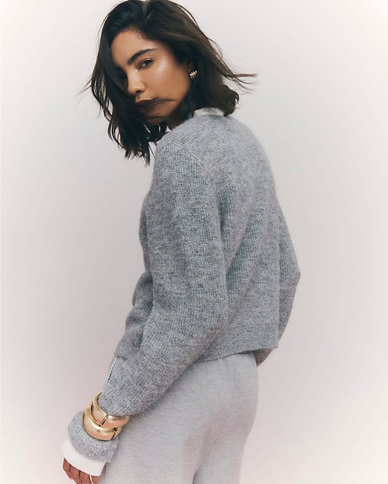 River Island Womens Cardigan Grey Tipped Knitted - Image 2
