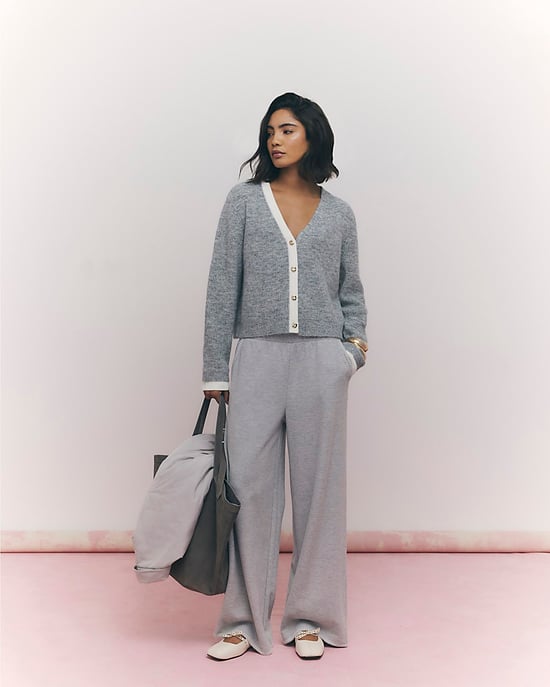 River Island Womens Cardigan Grey Tipped Knitted - Image 4