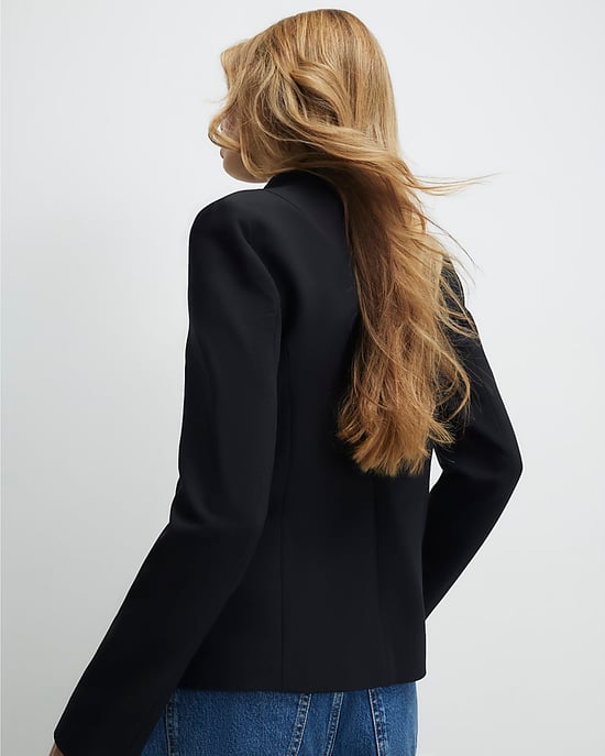River Island Womens Jacket Black Pocket Detail Structured - Image 3