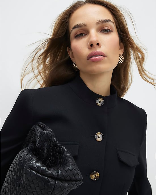 River Island Womens Jacket Black Pocket Detail Structured - Image 4