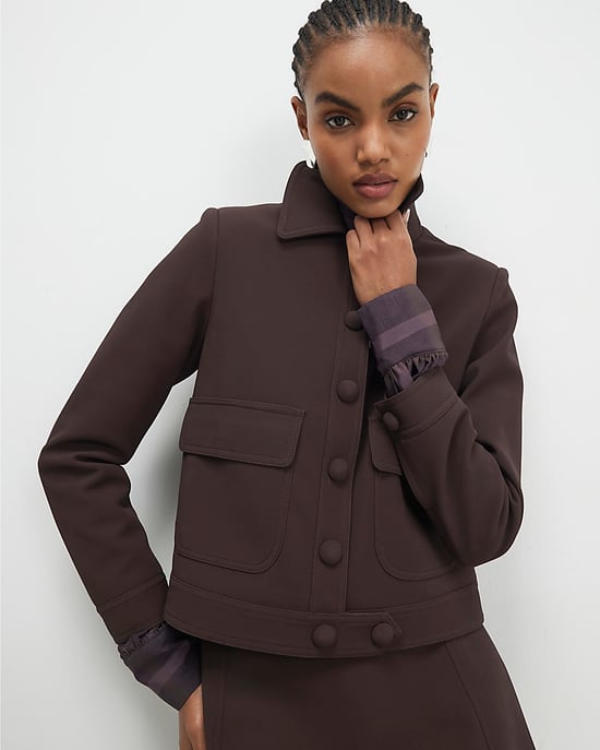River Island Womens Overshirt Red Premium Faux Suede - Image 4