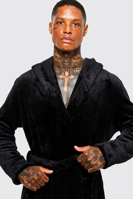 Hooded Dressing Gown - Image 4