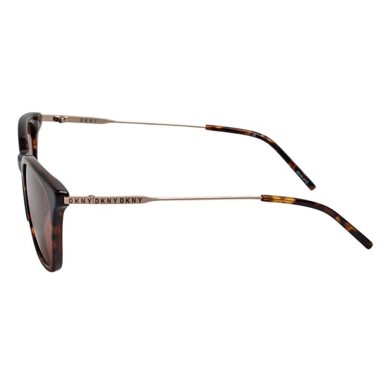 Women's Square Sunglasses with Metal Temples DK708S N - Image 2