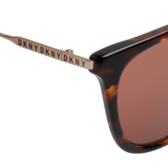Women's Square Sunglasses with Metal Temples DK708S N - Image 4