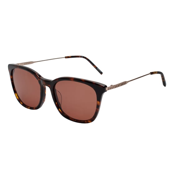 Women's Square Sunglasses with Metal Temples DK708S N - Image 5
