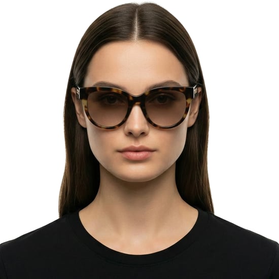Damers Kattöga Runda Acetat Solglasögon LJ772S - Image 3