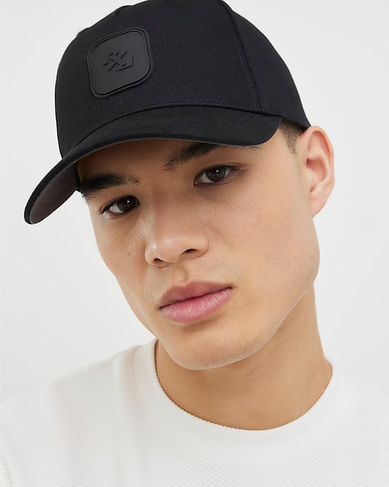River Island Mens Cap Black RXR Rubberised Badge - Image 2