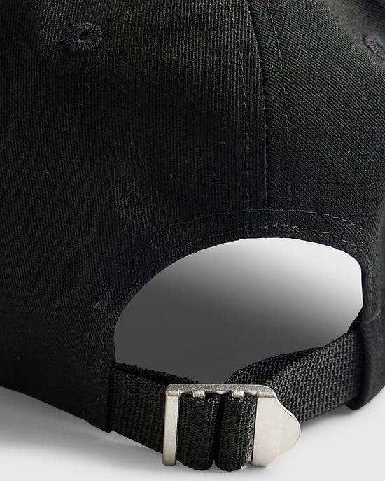 River Island Mens Cap Black RXR Rubberised Badge - Image 3