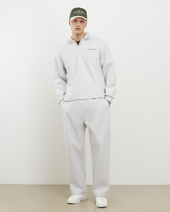 River Island Mens Polo Shirt Grey Sanctuaire Club - Image 4