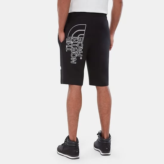 The North Face Mens Black Graphic Light Shorts TNF - Image 4