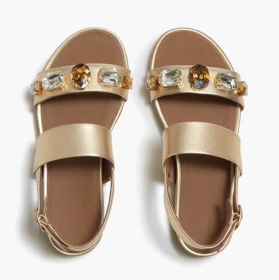 Fitflop Gracie Ultra Womens Ankle Strap Sandals Platino - Image 3
