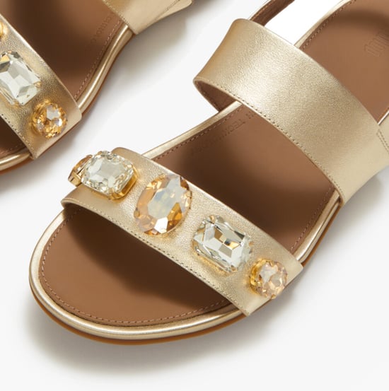 Fitflop Gracie Ultra Womens Ankle Strap Sandals Platino - Image 4