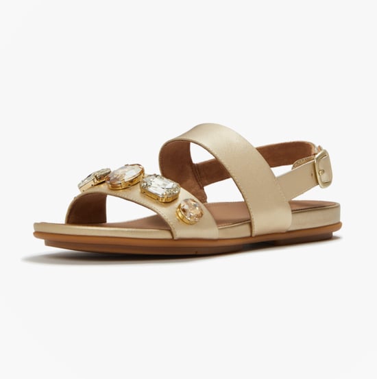 Fitflop Gracie Ultra Womens Ankle Strap Sandals Platino - Image 6