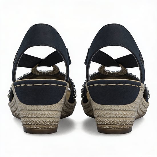 Rieker 62451-14 Womens Slingback Sandals Blue - Image 3