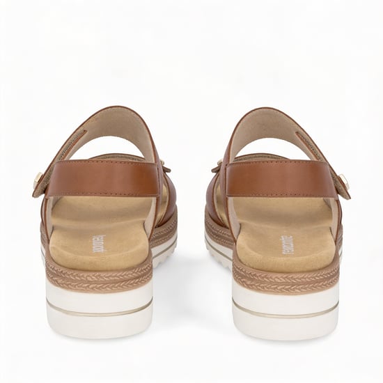 Remonte D0q59 Womens Ankle Strap Sandals Brown - Image 4