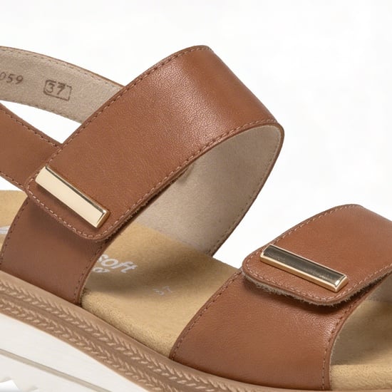 Remonte D0q59 Womens Ankle Strap Sandals Brown - Image 6