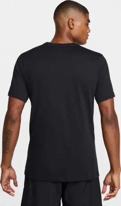 Nike Black Dri-Fit Fitness Mens T Shirt - Image 3