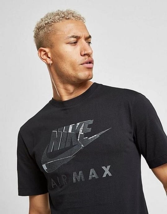 Nike Air Max Graphic Black Mens T Shirt - Image 2