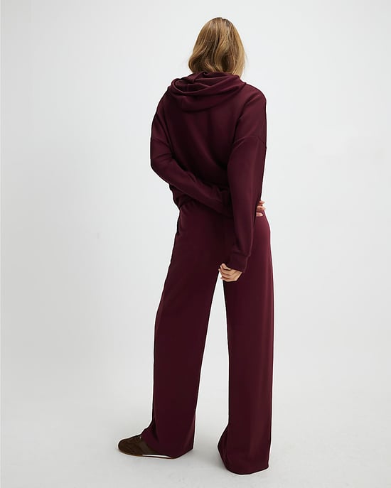 River Island Womens Joggers Red High Waisted Wide Leg - Image 3