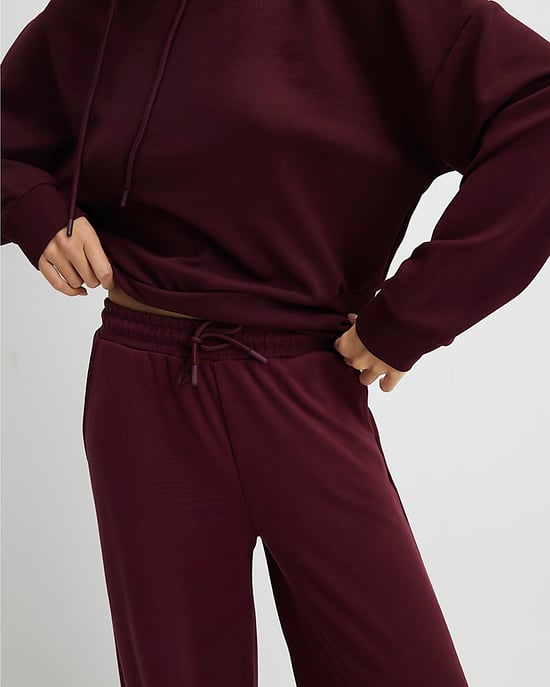 River Island Womens Joggers Red High Waisted Wide Leg - Image 4