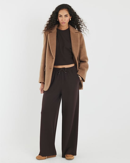 River Island Womens Sweatshirt Brown Premium Batwing Sleeve - Image 4