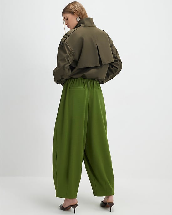 River Island Womens Trousers Khaki Balloon Leg Pleated - Image 4