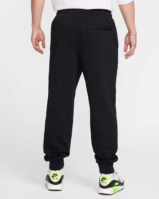 Nike Mens BB Club Fleece Joggers Black Cuffed - Image 2