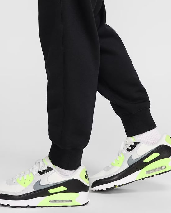 Nike Mens BB Club Fleece Joggers Black Cuffed - Image 3