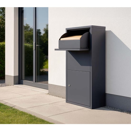 Westmann Pollux pakketbrievenbus staande pakketbox antraciet - Image 4
