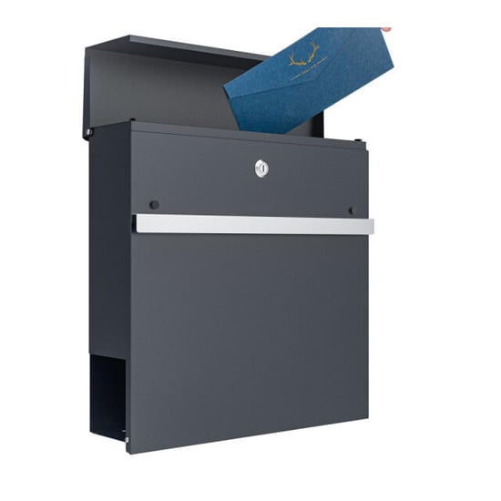 Westmann Brixa c wandbrievenbus met krantenvak met slot - - Image 6