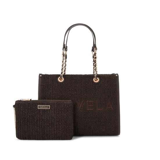 Carvela Sorrento Midi Raffia Bag - Image 1