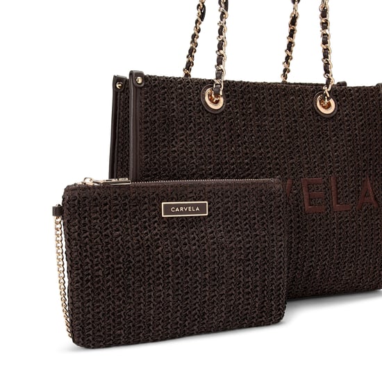 Carvela Sorrento Midi Raffia Bag - Image 4