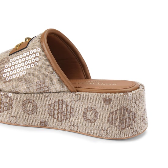 Kurt Geiger London  Monogram Flatform Sandals - Image 3