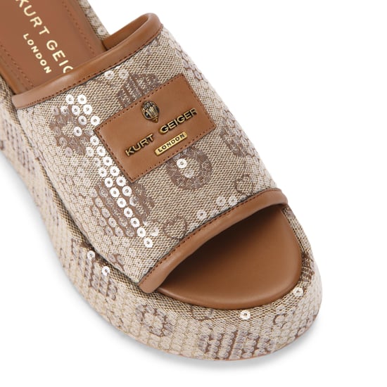 Kurt Geiger London  Monogram Flatform Sandals - Image 4